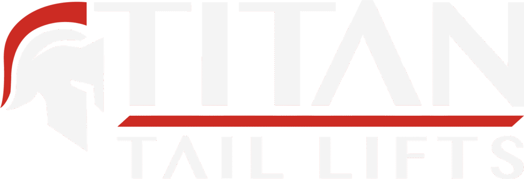 Titan tail lifts white logo